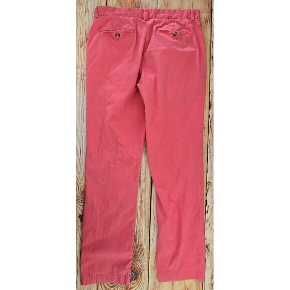 Vineyard Vines Breaker Pants 32x32 Coral Mens Slim Fit - Picture 2 of 7